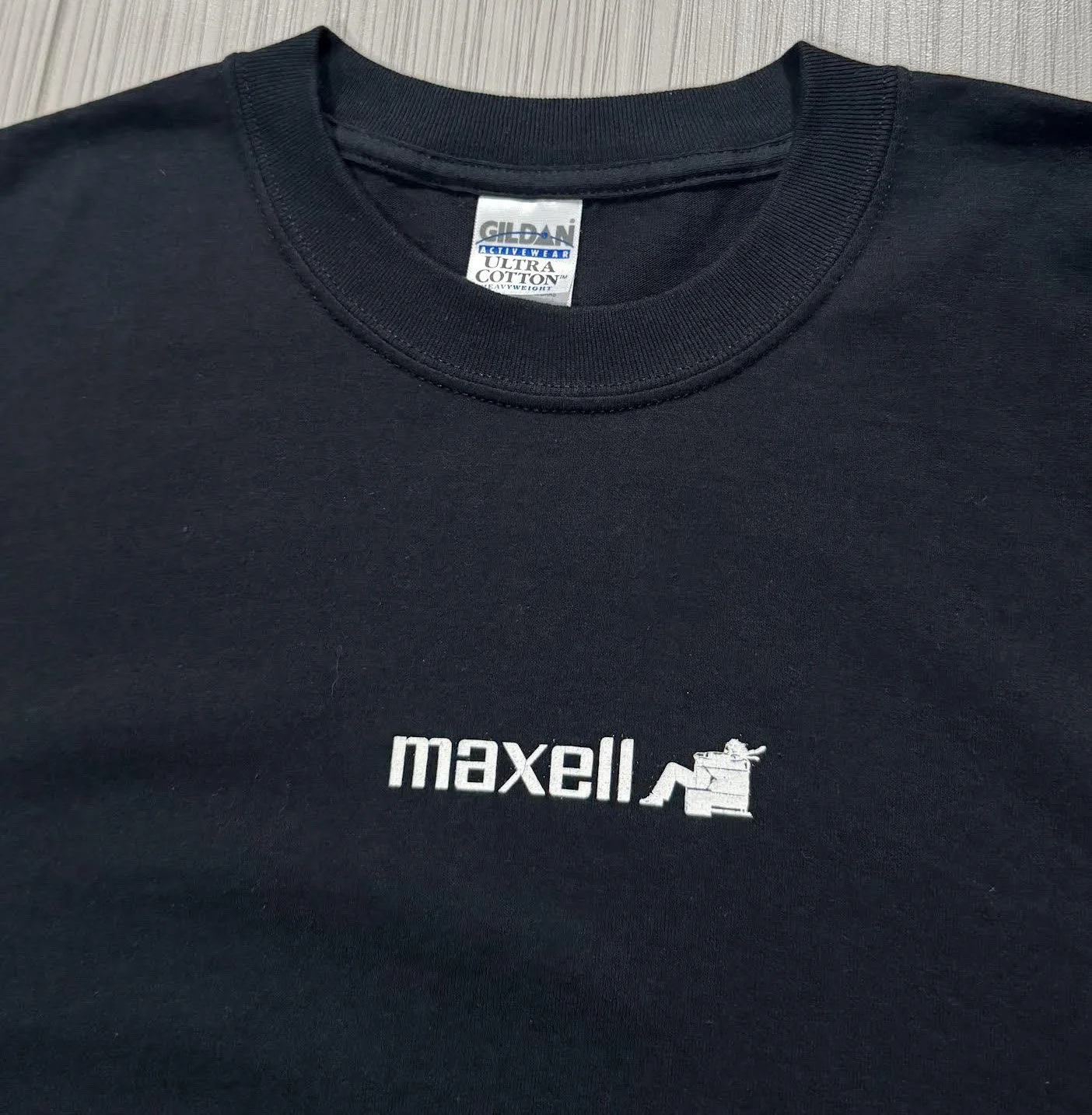 Vintage Maxell Black T Shirt (Size XL) — RootsBK